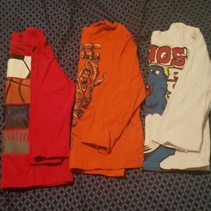 5T Boys Long Sleeve Tshirt Bundle